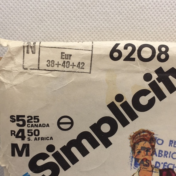 Simplicity 6208 Misses Mock Wrap Dress Sewing Pattern Size Medium10-12-14 Uncut - Picture 4 of 11